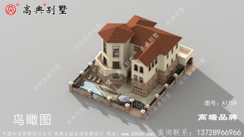 農(nóng)村大面積庭院戶型三層自建住宅