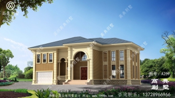 優雅溫馨的法式風格兩層別墅