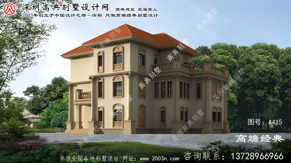 黃巖區美觀大方造價低的農村三層別墅