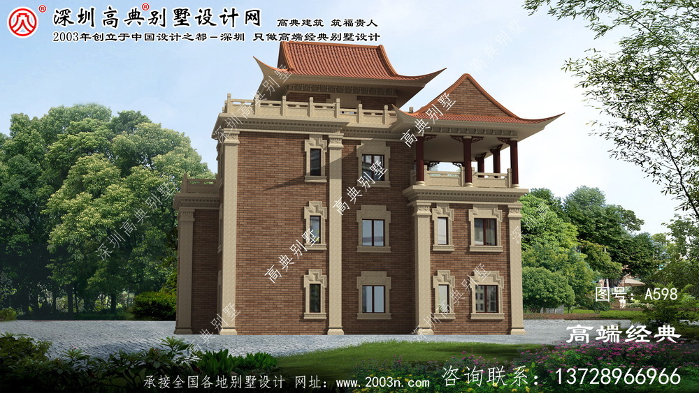 績溪縣鄉村樓房設計效果圖
