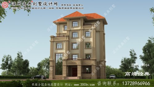 臨淄區五層豪華別墅設計圖