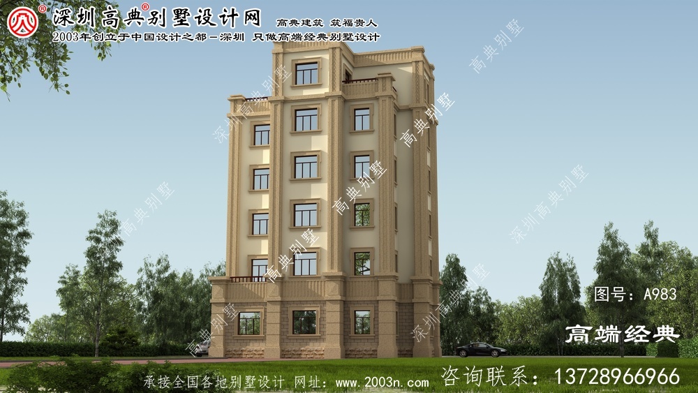 進(jìn)賢縣歐式六層別墅，人人都羨慕