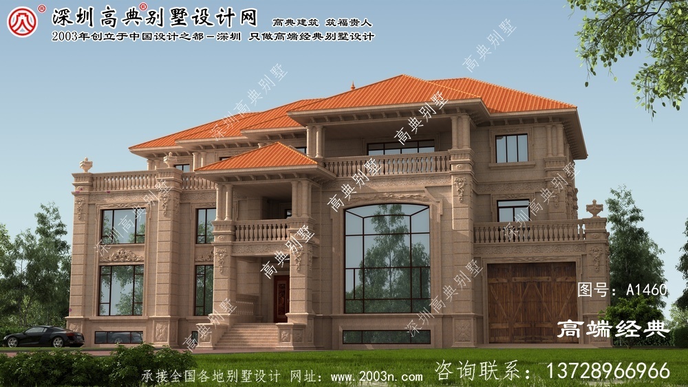 棗強縣農村三層別墅設計圖