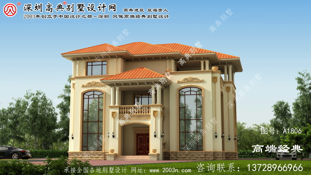 翼城縣農村別墅設計圖復式設計采光好