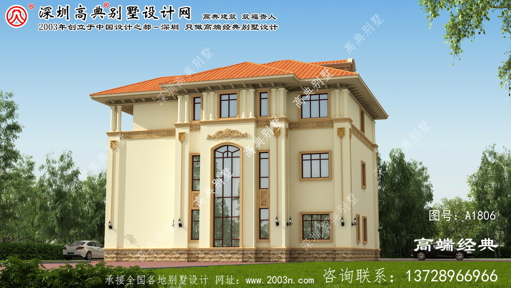 翼城縣農村別墅設計圖復式設計采光好