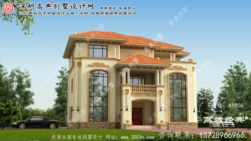 翼城縣農村別墅設計圖復式設計采光好