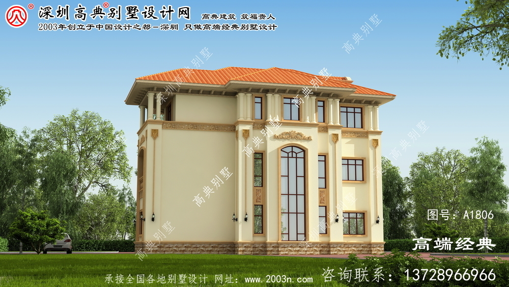 翼城縣農村別墅設計圖復式設計采光好