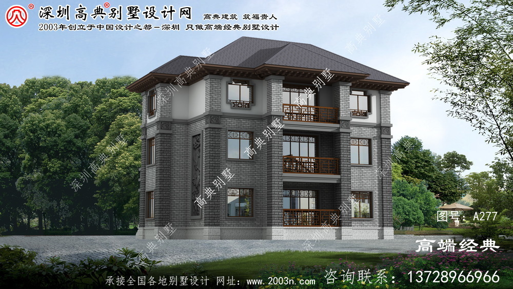 方正縣三層樓房設計圖