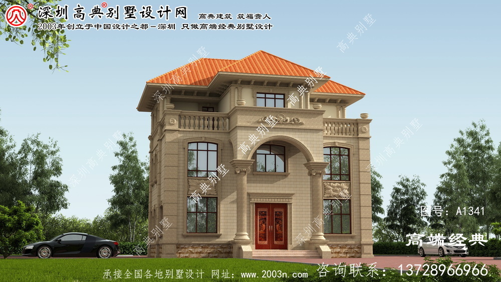 順德區三層別墅施工圖