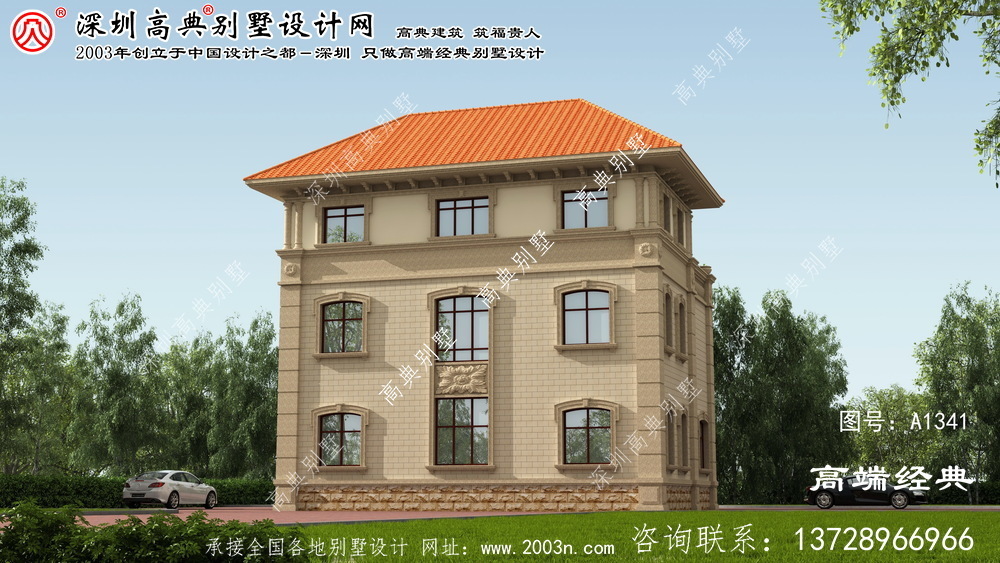 順德區三層別墅施工圖