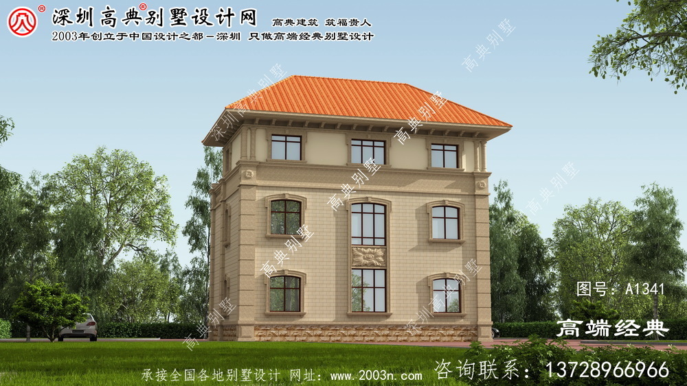 順德區三層別墅施工圖