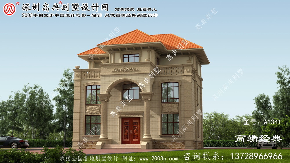 順德區三層別墅施工圖