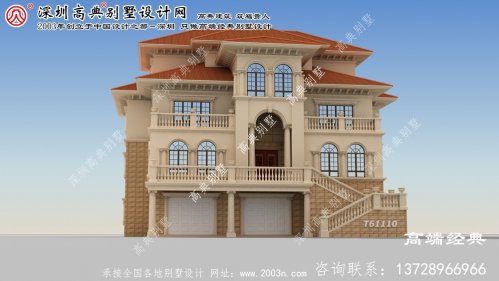 安居區三層農村別墅圖紙