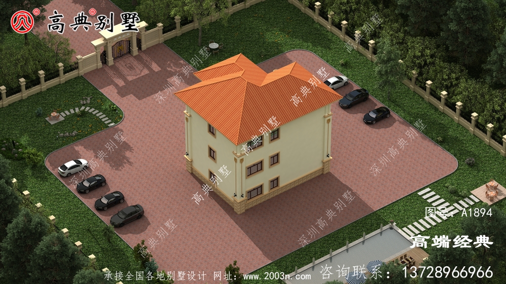綠春縣農(nóng)村別墅簡單圖