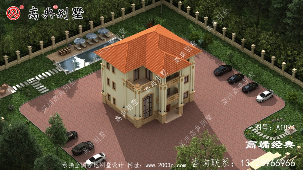 綠春縣農(nóng)村別墅簡單圖