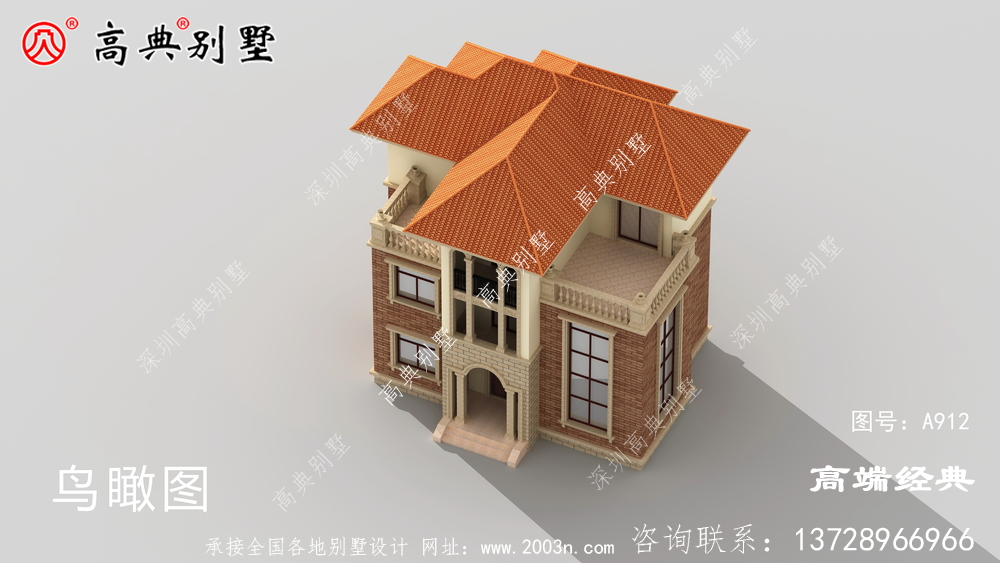 鄉(xiāng)村三層別墅設計圖紙