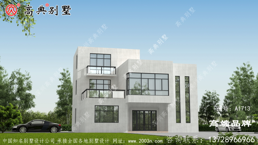 建房平面設計圖真正的做到了融與自然之中。