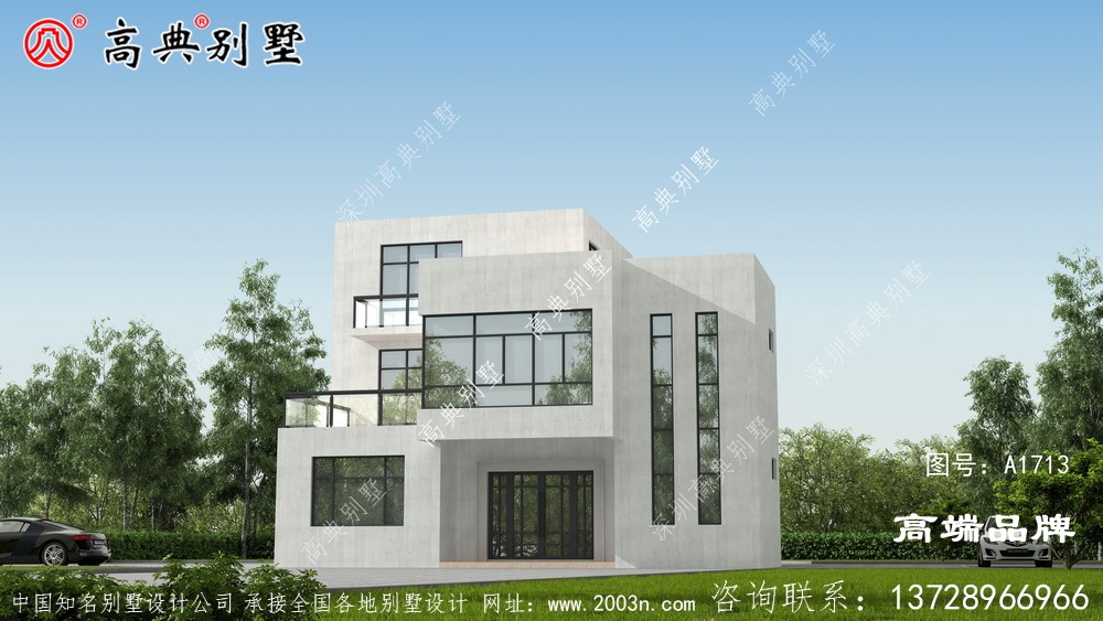 建房平面設計圖真正的做到了融與自然之中。