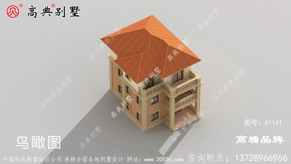 別墅設計精雕細琢的建筑給人帶來的大氣感。