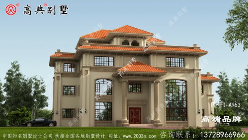 農村3層別墅設計增強其威嚴感