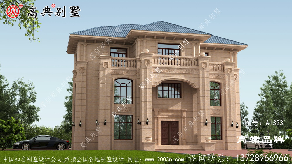 別墅外觀效果圖造型也很受重視