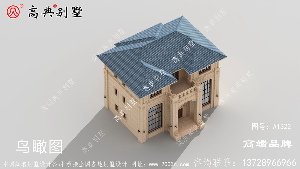 別墅外觀效果圖建一套享受生活的芳華