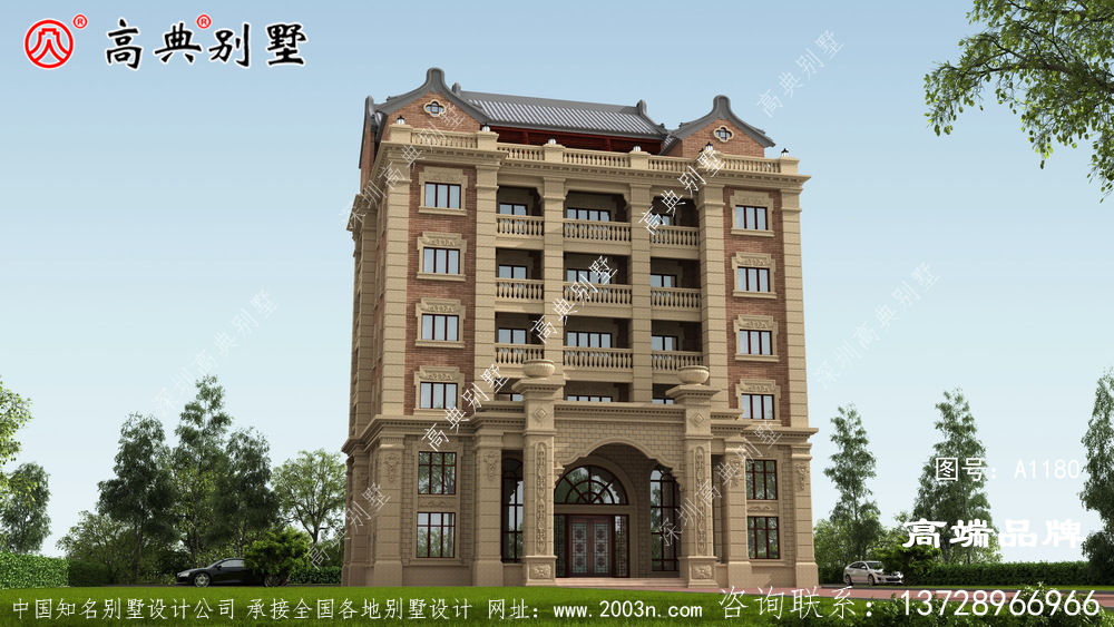 別墅外觀效果圖開啟高端品質生活