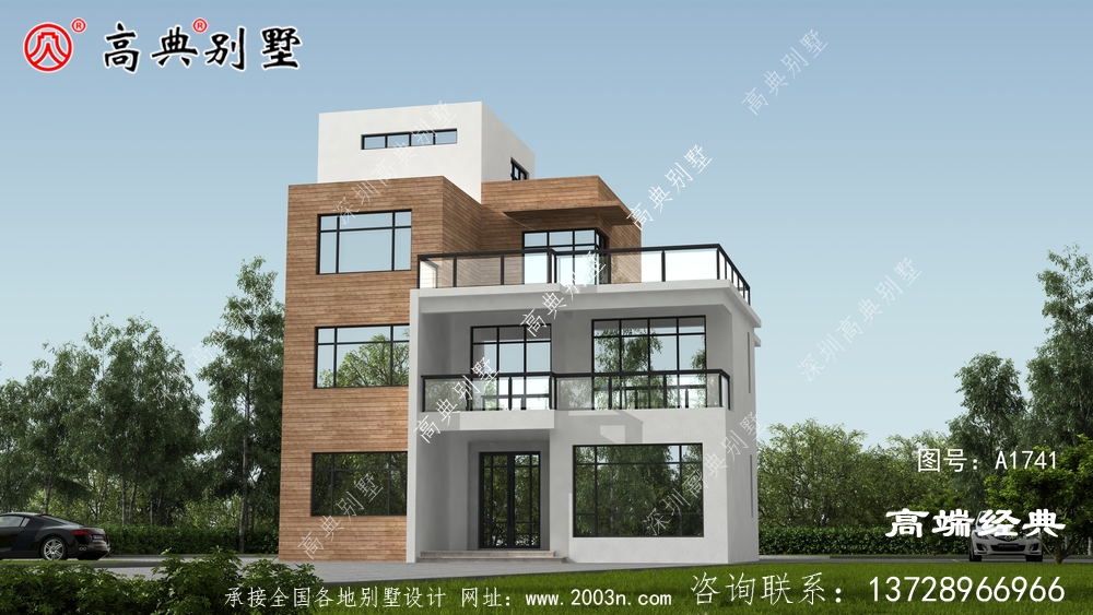 農村建一棟這樣的別墅,你就是全村最亮的仔!