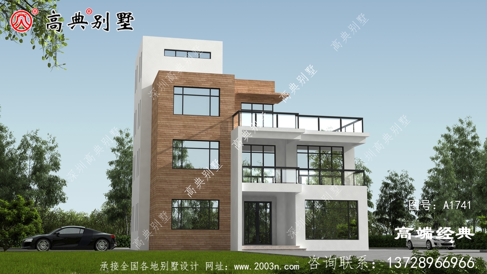 農村建一棟這樣的別墅,你就是全村最亮的仔!