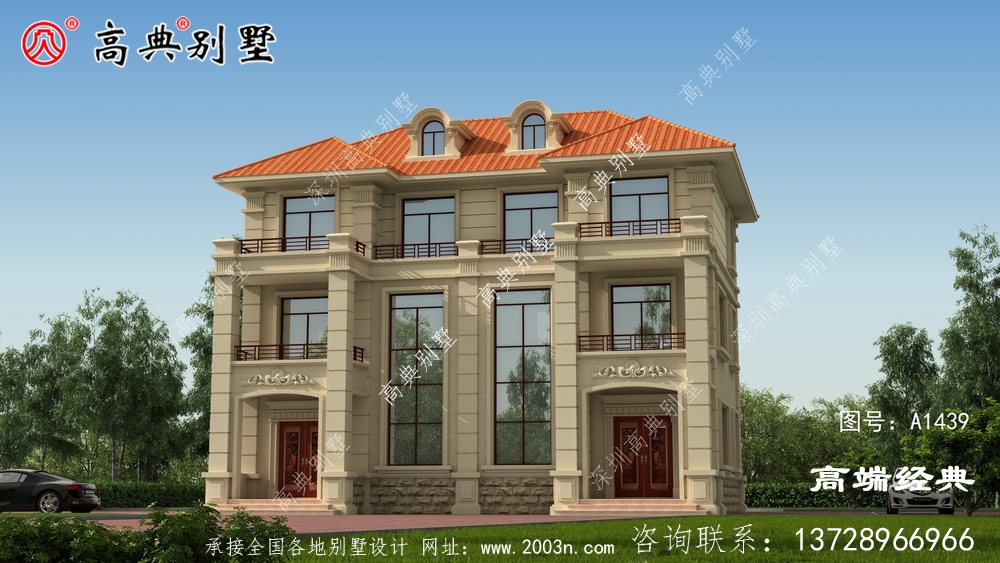 非常的簡(jiǎn)單實(shí)用的復(fù)式雙拼別墅,而且還劃算不貴