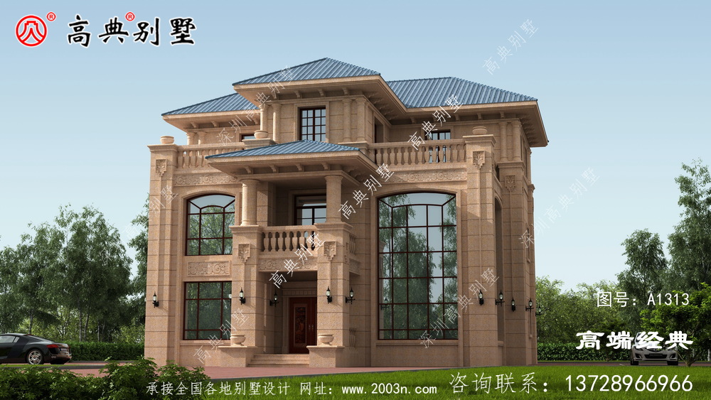 全村人羨慕,隔壁村都繞路來看的別墅
