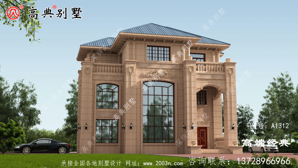 如今農村的房外觀設計的很精致