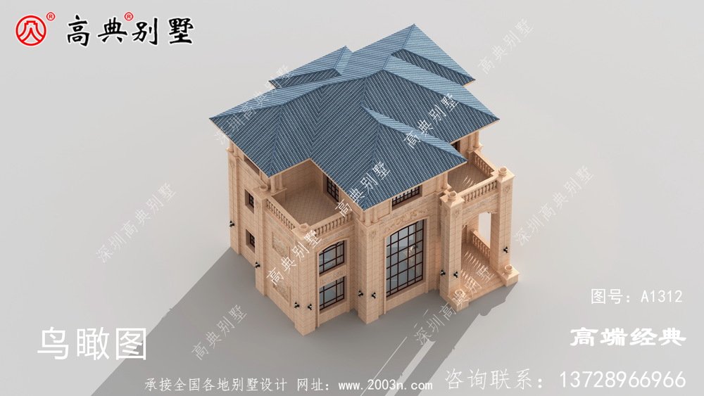 如今農村的房外觀設計的很精致