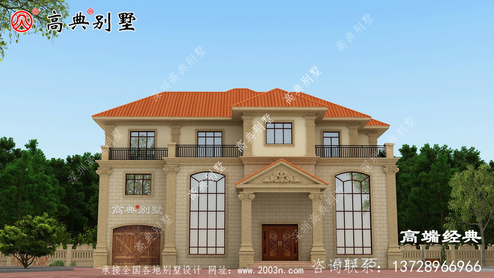 三層復式設計方案,歐式外觀極養眼