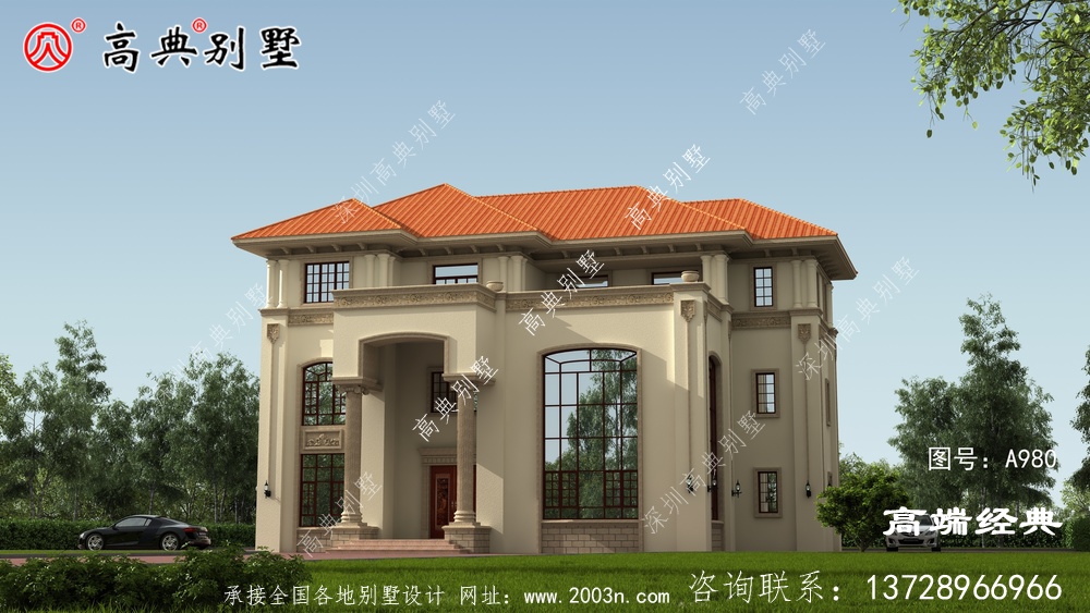 簡歐別墅戶型，簡單又舒適