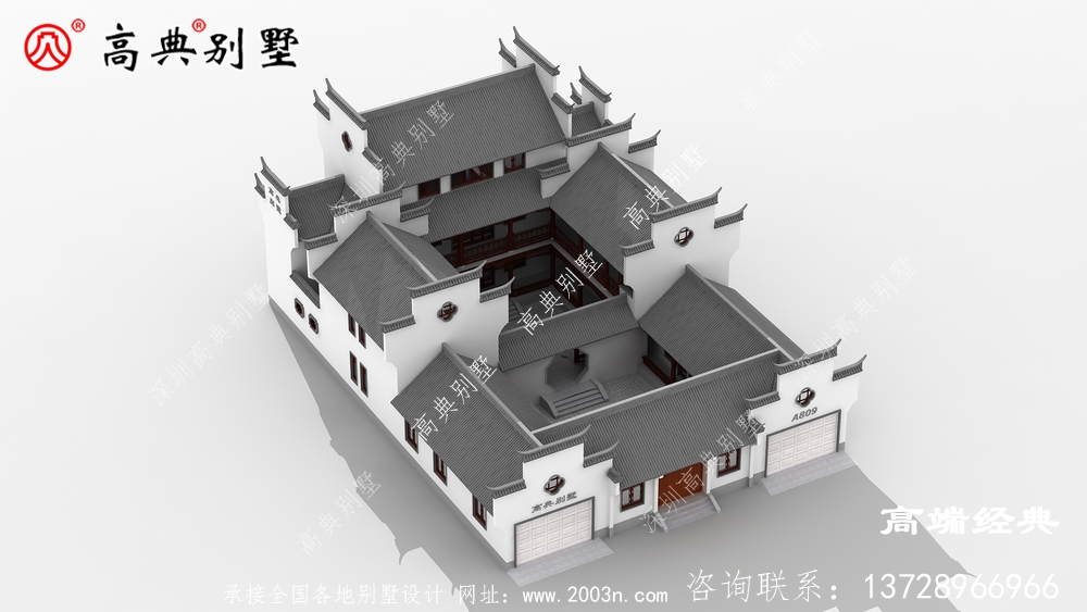 多邊形采光窗,是別墅亮點