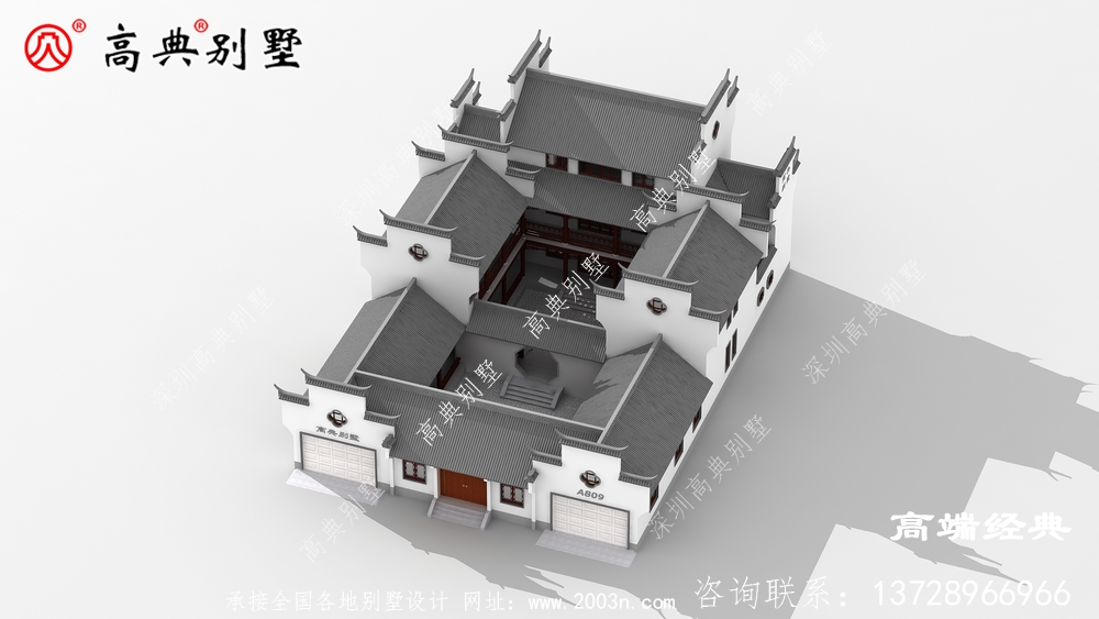 多邊形采光窗,是別墅亮點
