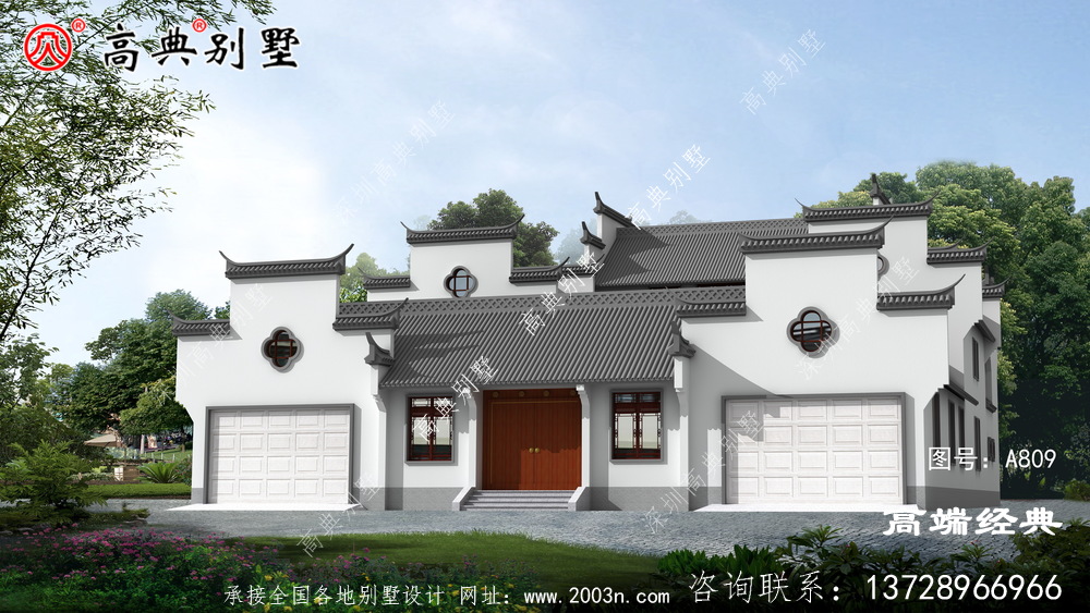 多邊形采光窗,是別墅亮點