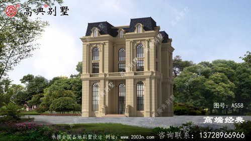 法式五層別墅外觀圖室內布局格調大氣
