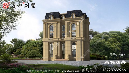 外觀造型好看，布局又好的別墅戶型