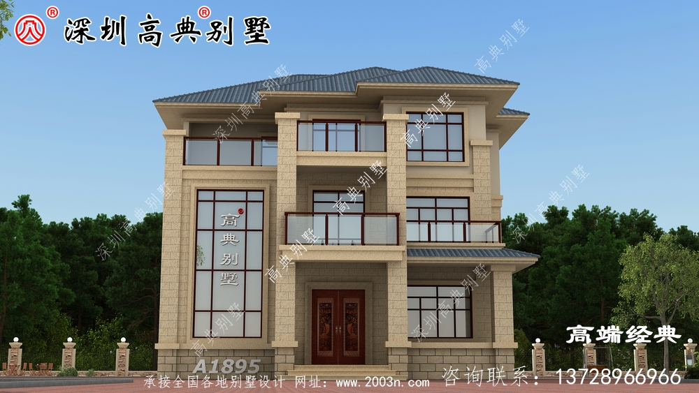 農(nóng)村三層歐式自建房，高端上檔次，你一定會喜歡。