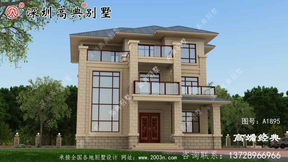 農(nóng)村三層歐式自建房，高端上檔次，你一定會喜歡。