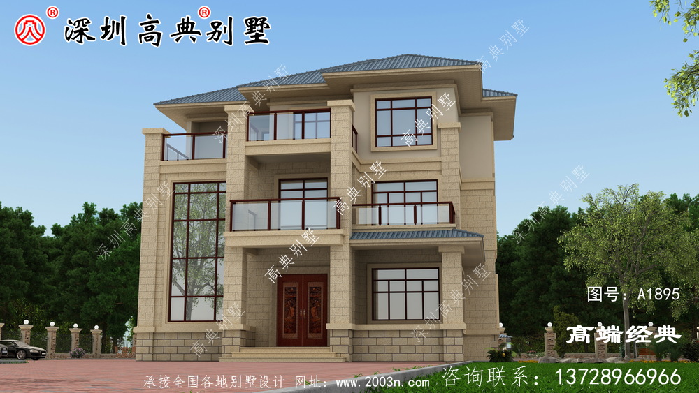 農(nóng)村三層歐式自建房，高端上檔次，你一定會喜歡。