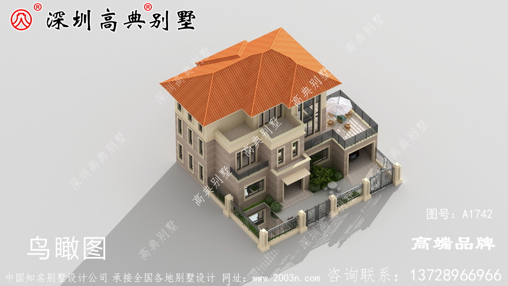時(shí)尚的3層歐式風(fēng)格別墅戶型圖，年輕人眼中的潮流