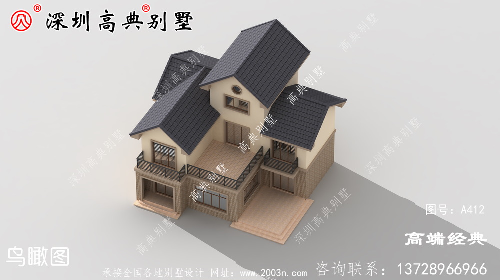 這三層別墅設計圖,建出來我給打99分,多一分都怕你驕傲
