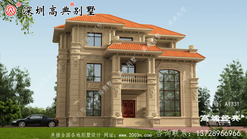 美麗的鄉村自建二層普通住宅,寬敞明亮,夠住也不會顯得空曠。