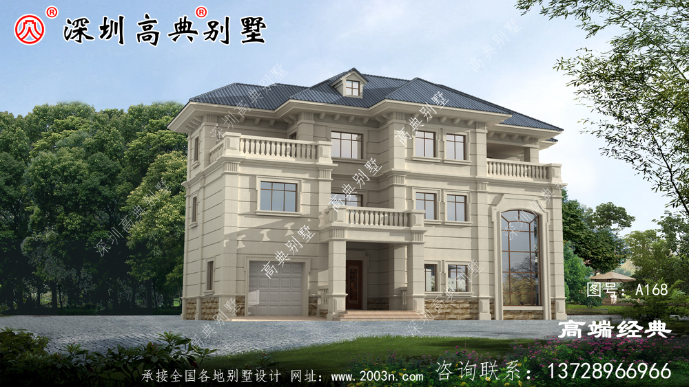 獨棟三層別墅這樣建，絕對沒有人敢說你土