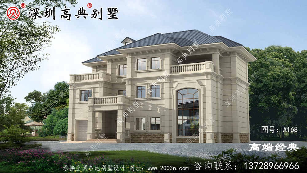 獨棟三層別墅這樣建，絕對沒有人敢說你土