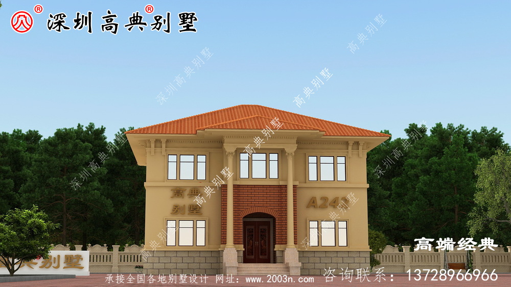 鄉下自建二層房設計圖紙