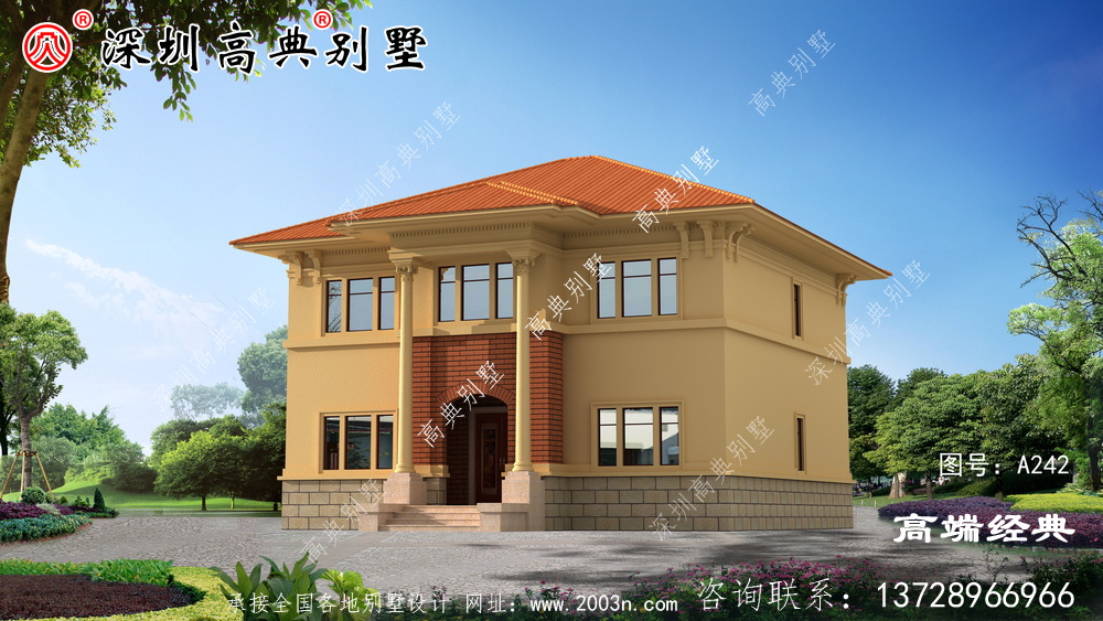 鄉下自建二層房設計圖紙